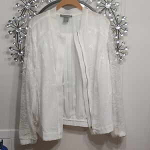 Kate & Mallory White Lace Top